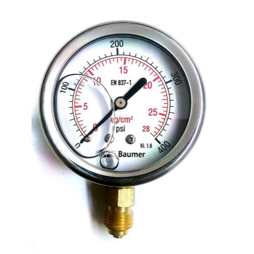 Baumer/Waree Bimetallic Temp Gauge for Water